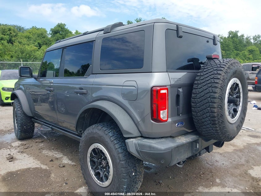2022 Ford Bronco VIN 1FMEE5DP2NLA95965 IAAI salvage auction — WATER/FLOOD, Salvage (Louisiana), sold $11,300 on 2026-07-28 (photo 3)