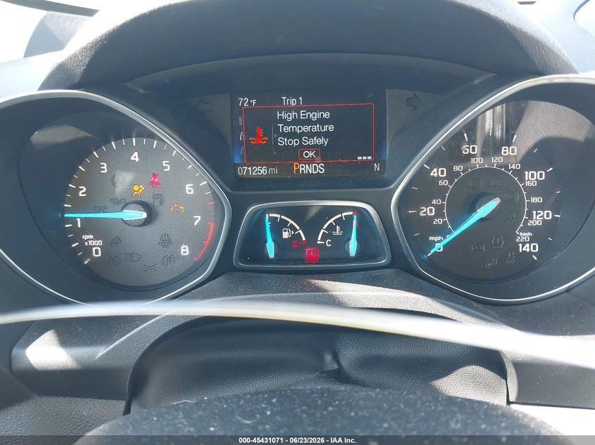 2018 Ford Escape VIN 1FMCU9HD0JUA87627 IAAI salvage auction — LEFT FRONT, Clear (Wisconsin), sold $3,250 on 2026-07-05 (photo 7)