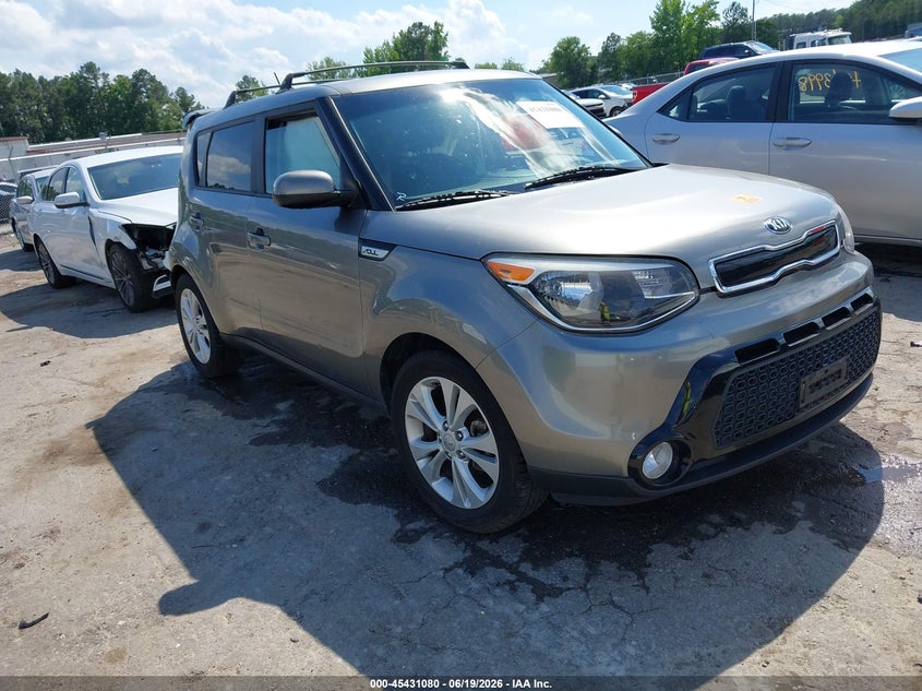 2016 Kia Soul VIN KNDJP3A54G7399475 IAAI salvage auction — LEFT REAR, Clear (Virginia), sold $1,250 on 2026-07-10 (photo 1)