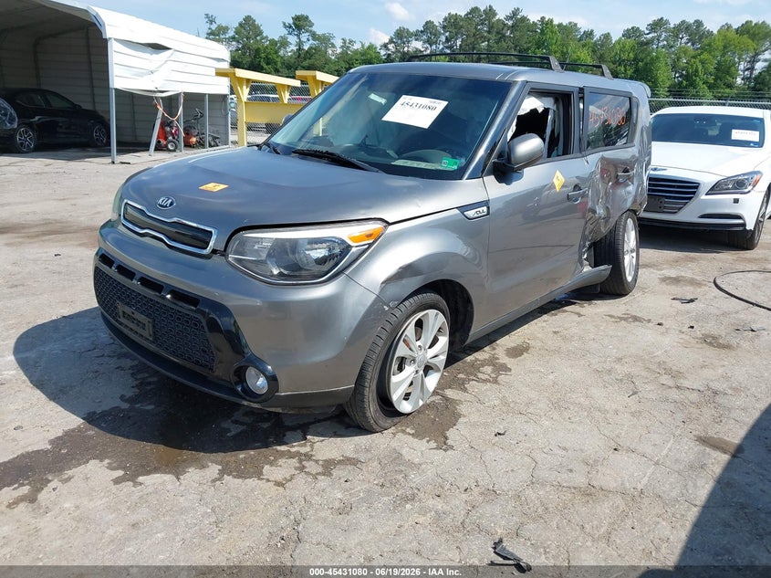 2016 Kia Soul VIN KNDJP3A54G7399475 IAAI salvage auction — LEFT REAR, Clear (Virginia), sold $1,250 on 2026-07-10 (photo 2)