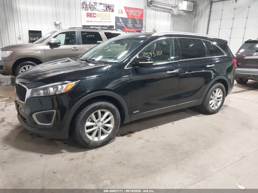 2016 Kia Sorento VIN 5XYPGDA34GG093586 IAAI salvage auction — REAR END, Salvage (North Dakota), sold $1,550 on 2026-07-23 (photo 2)