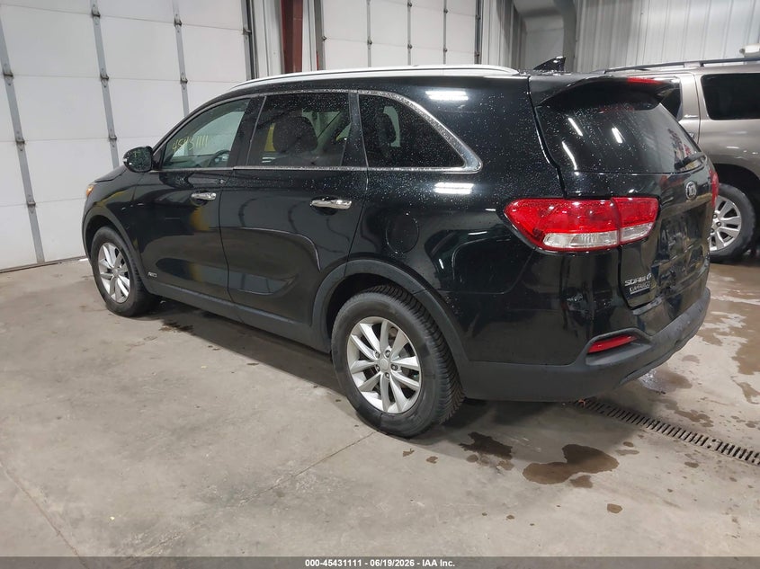 2016 Kia Sorento VIN 5XYPGDA34GG093586 IAAI salvage auction — REAR END, Salvage (North Dakota), sold $1,550 on 2026-07-23 (photo 3)