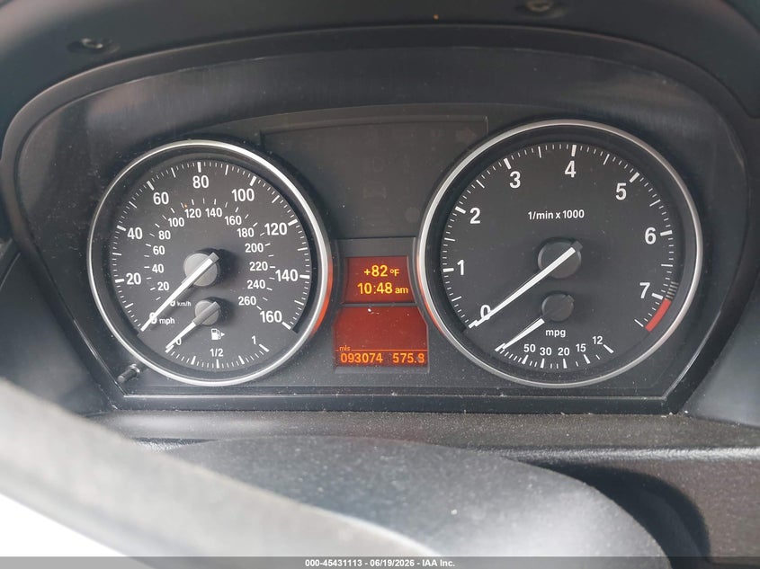 2013 BMW X1 VIN WBAVL1C51DVR87708 IAAI salvage auction — RIGHT FRONT, Mv-907A (New York), sold $300 on 2026-07-21 (photo 7)