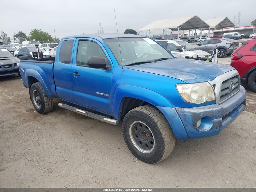 2007 Toyota Tacoma VIN 5TETU62N57Z433692 IAAI salvage auction — REAR END, Salvage (California), sold $3,150 on 2026-07-08 (photo 1)