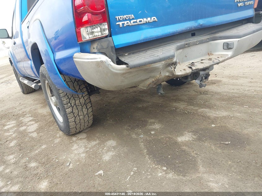 2007 Toyota Tacoma VIN 5TETU62N57Z433692 IAAI salvage auction — REAR END, Salvage (California), sold $3,150 on 2026-07-08 (photo 6)