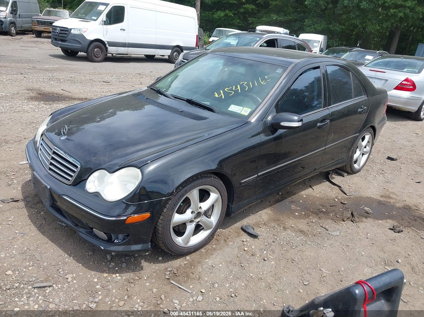 2005 Mercedes-benz C class VIN WDBRF40J75F610972 IAAI salvage auction — NORMAL WEAR, Clear (New York), sold $500 on 2026-07-28 (photo 2)