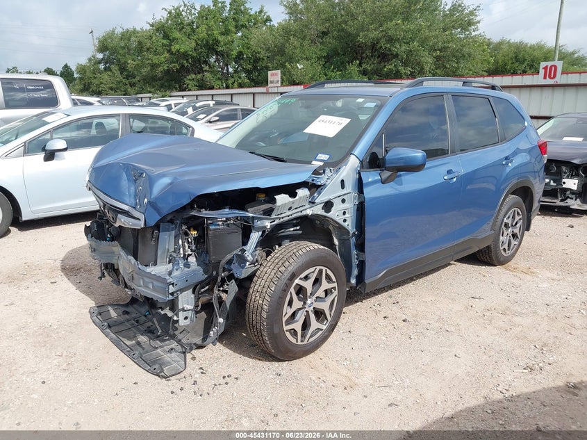 2021 Subaru Forester VIN JF2SKAJC7MH527771 IAAI salvage auction — FRONT END, Original (Texas), sold $3,250 on 2026-07-23 (photo 2)