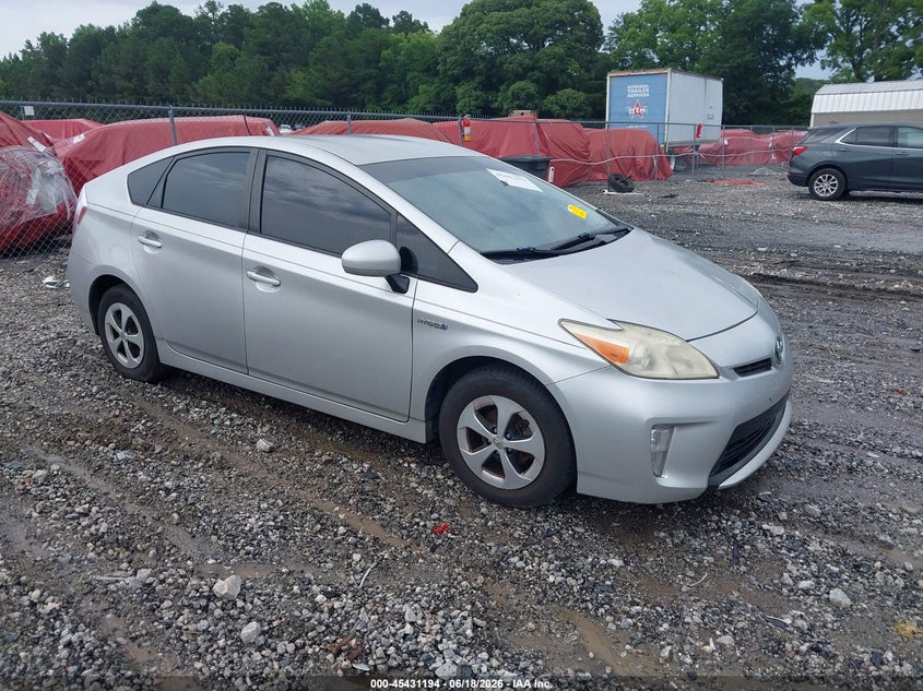 2013 Toyota Prius VIN JTDKN3DU0D5578648 IAAI salvage auction — NORMAL WEAR, Clear (Georgia), sold $1,850 on 2026-07-17 (photo 1)