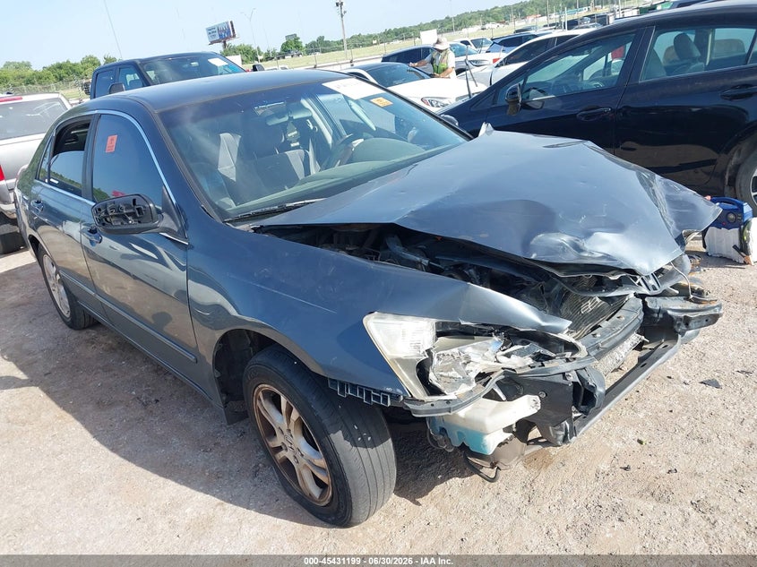 2007 Honda Accord VIN JHMCM56387C018365 IAAI salvage auction — FRONT END, Salvage (Oklahoma), sold $200 on 2026-07-29 (photo 1)
