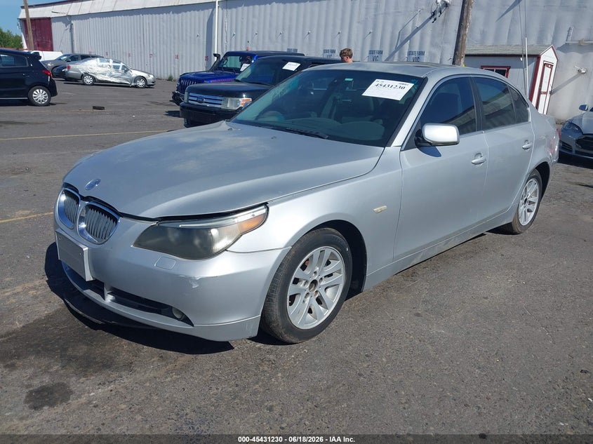 2006 BMW 5 series VIN WBANE73536CM34294 IAAI salvage auction — FRONT END, Clear (Indiana), sold $550 on 2026-07-09 (photo 2)