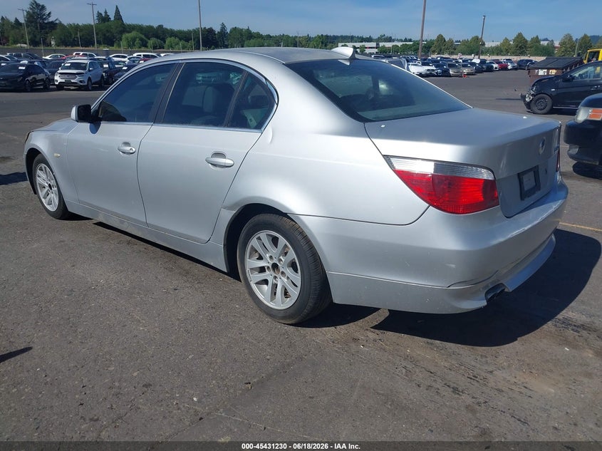 2006 BMW 5 series VIN WBANE73536CM34294 IAAI salvage auction — FRONT END, Clear (Indiana), sold $550 on 2026-07-09 (photo 3)