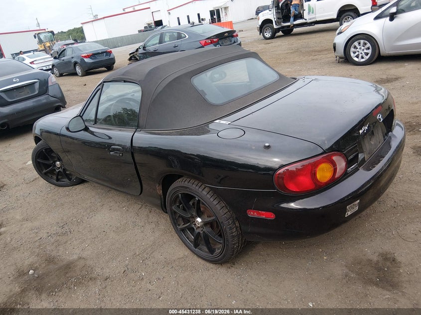 1999 Mazda Mx-5 miata VIN JM1NB3533X0106442 IAAI salvage auction — NORMAL WEAR, Clear (Virginia), sold $1,100 on 2026-07-08 (photo 3)