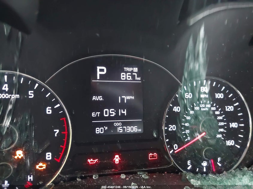 2017 Kia Forte VIN KNAFK5A87H5702432 IAAI salvage auction — NORMAL WEAR, Clear (Virginia), sold $725 on 2026-07-15 (photo 7)