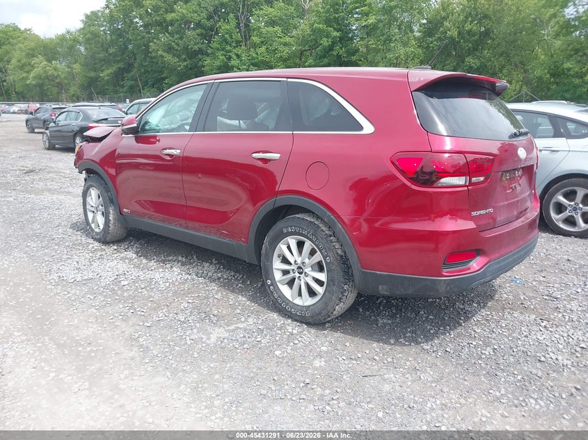2019 Kia Sorento VIN 5XYPGDA35KG537230 IAAI salvage auction — FRONT END, Salvage Title, sold $1,950 on 2026-07-28 (photo 3)