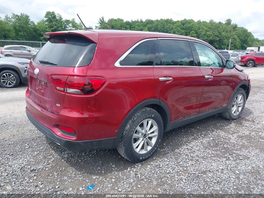 2019 Kia Sorento VIN 5XYPGDA35KG537230 IAAI salvage auction — FRONT END, Salvage Title, sold $1,950 on 2026-07-28 (photo 4)