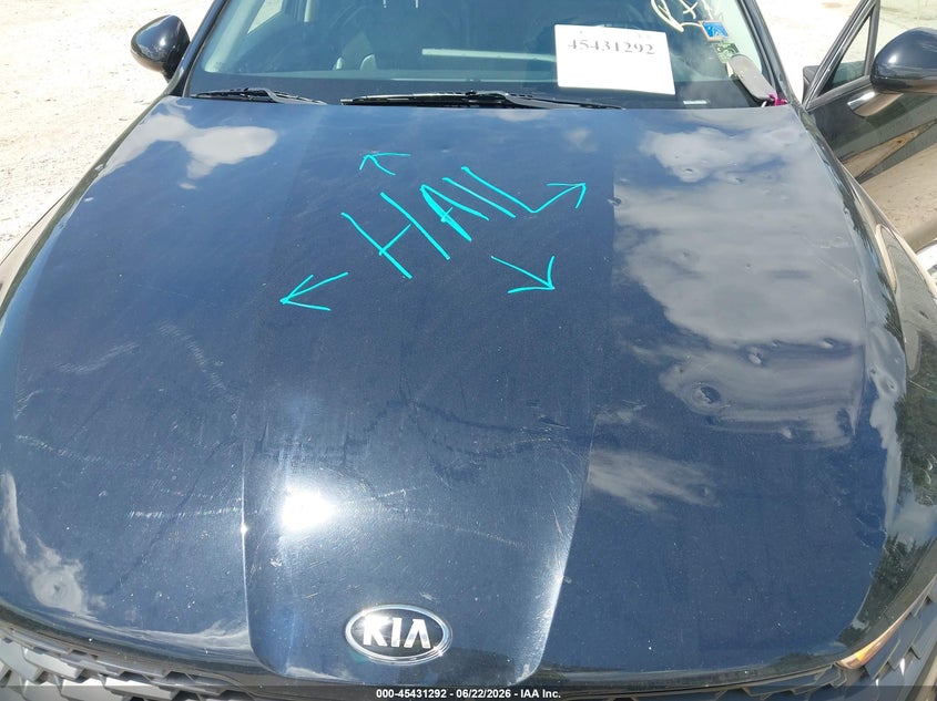 2021 Kia K5 VIN 5XXG34J24MG064544 IAAI salvage auction — HAIL, Salvage (Wisconsin), sold $25 on 2026-07-29 (photo 6)