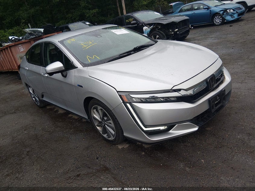 2018 Honda Clarity VIN JHMZC5F35JC005853 IAAI salvage auction — FRONT END, Salvage Title, sold $4,750 on 2026-07-15 (photo 1)