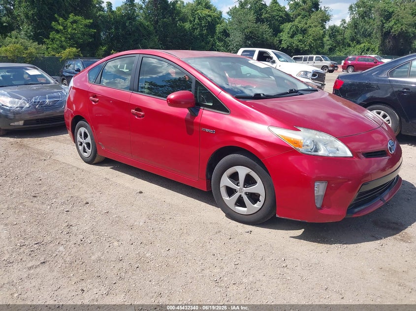 2012 Toyota Prius VIN JTDKN3DU4C1520712 IAAI salvage auction — NORMAL WEAR, Clear (Maryland), sold $1,900 on 2026-07-16 (photo 1)