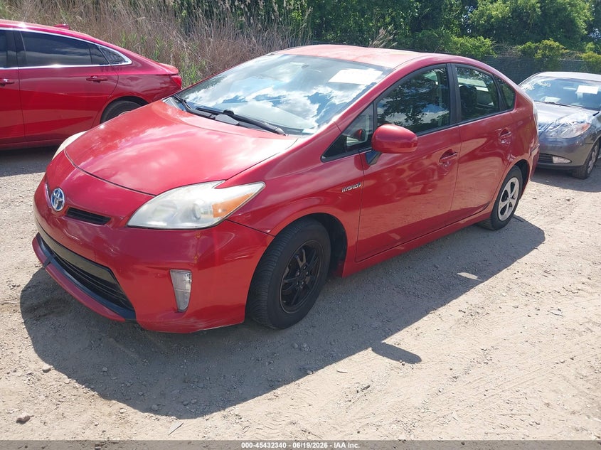 2012 Toyota Prius VIN JTDKN3DU4C1520712 IAAI salvage auction — NORMAL WEAR, Clear (Maryland), sold $1,900 on 2026-07-16 (photo 2)