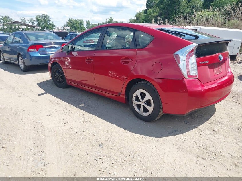 2012 Toyota Prius VIN JTDKN3DU4C1520712 IAAI salvage auction — NORMAL WEAR, Clear (Maryland), sold $1,900 on 2026-07-16 (photo 3)