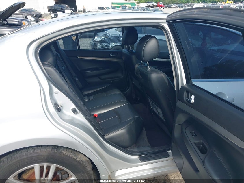 2013 Infiniti G VIN JN1CV6AP5DM714351 IAAI salvage auction — FRONT END, Salvage (Georgia), sold $400 on 2026-07-29 (photo 8)