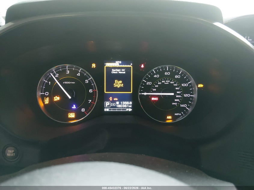2021 Subaru VIN JF2GTHSC5MH208864 IAAI salvage auction — FRONT END, Salvage Title, sold $2,050 on 2026-07-17 (photo 7)
