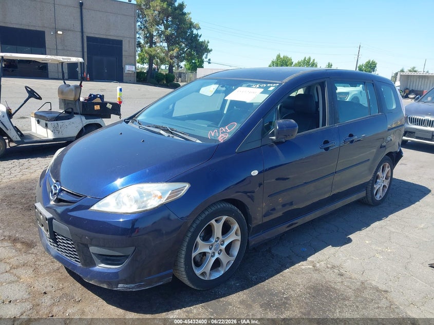 2008 Mazda 5 VIN JM1CR29L980304936 IAAI salvage auction — REAR END, Salvage (California), sold $625 on 2026-07-22 (photo 2)