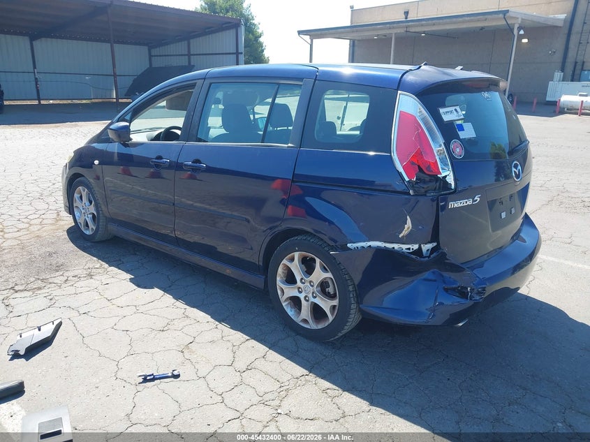 2008 Mazda 5 VIN JM1CR29L980304936 IAAI salvage auction — REAR END, Salvage (California), sold $625 on 2026-07-22 (photo 3)