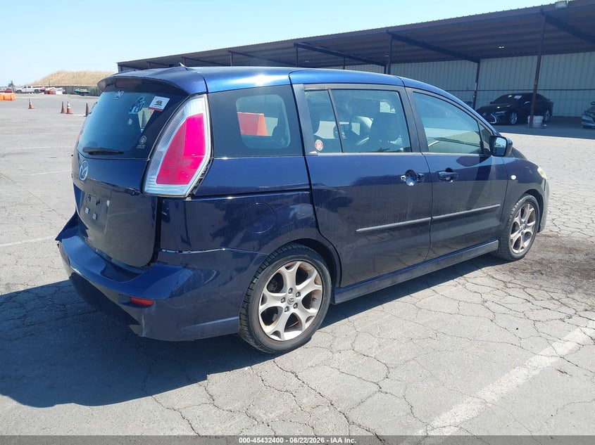 2008 Mazda 5 VIN JM1CR29L980304936 IAAI salvage auction — REAR END, Salvage (California), sold $625 on 2026-07-22 (photo 4)