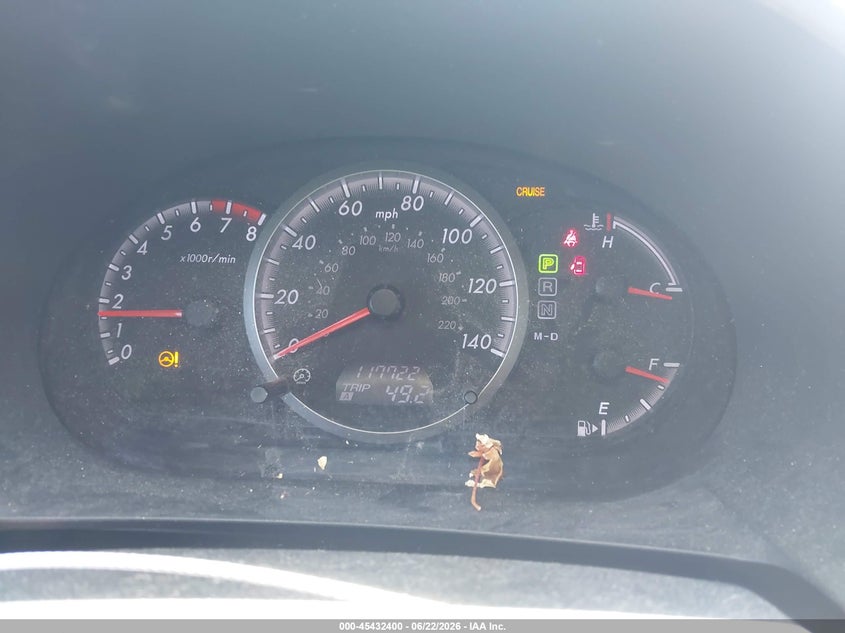 2008 Mazda 5 VIN JM1CR29L980304936 IAAI salvage auction — REAR END, Salvage (California), sold $625 on 2026-07-22 (photo 7)