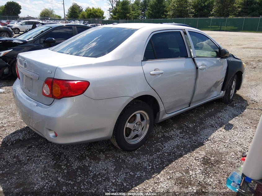 2009 Toyota Corolla VIN JTDBL40E399034770 IAAI salvage auction — FRONT END, Salvage (Kentucky), sold $25 on 2026-07-29 (photo 4)