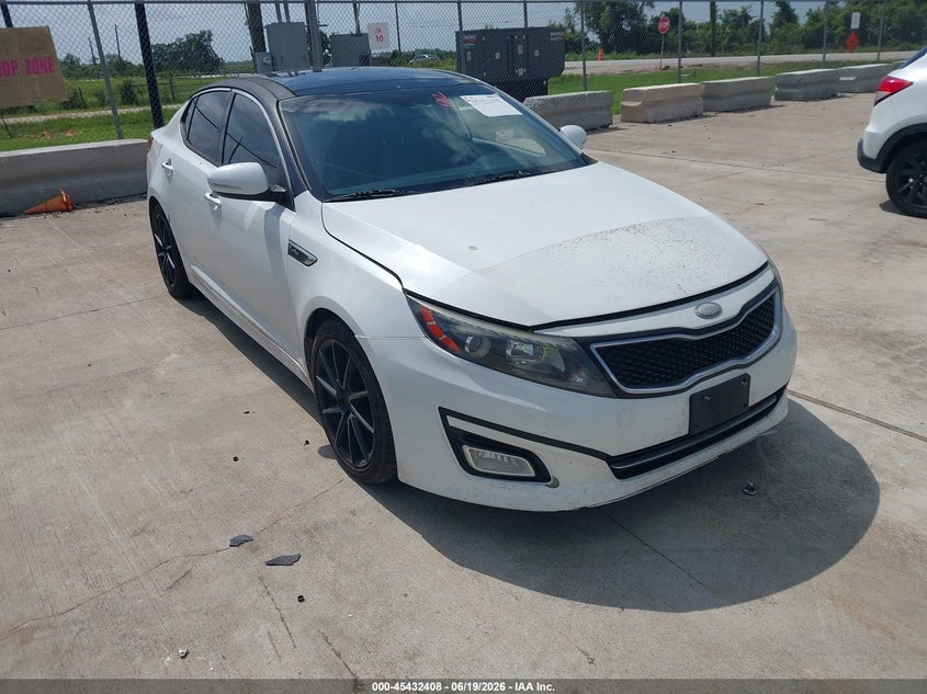 2015 Kia Optima VIN 5XXGR4A67FG372022 IAAI salvage auction — NORMAL WEAR, Original (Texas), sold $1,000 on 2026-07-17 (photo 1)