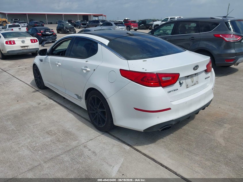 2015 Kia Optima VIN 5XXGR4A67FG372022 IAAI salvage auction — NORMAL WEAR, Original (Texas), sold $1,000 on 2026-07-17 (photo 3)