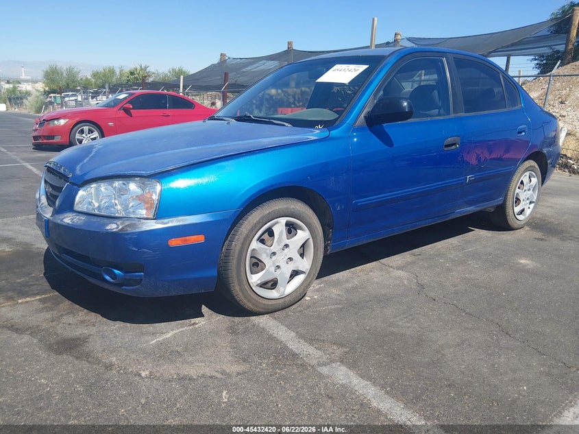 2004 Hyundai Elantra VIN KMHDN46D24U874218 IAAI salvage auction — RIGHT FRONT, Salvage (Utah), sold $300 on 2026-07-24 (photo 2)