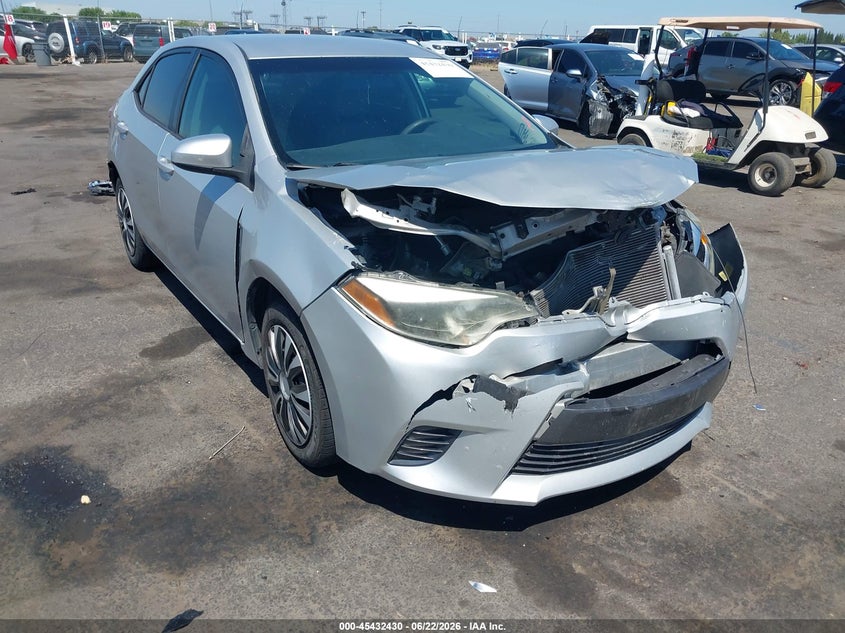 2016 Toyota Corolla VIN 5YFBURHE2GP399897 IAAI salvage auction — FRONT END, Salvage Title, sold $2,500 on 2026-07-15 (photo 1)