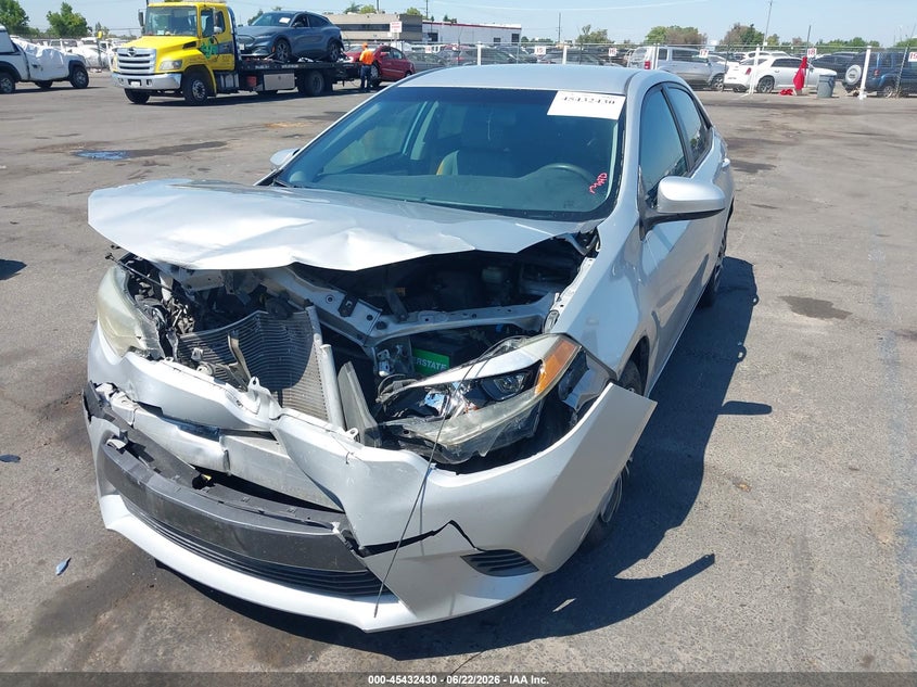 2016 Toyota Corolla VIN 5YFBURHE2GP399897 IAAI salvage auction — FRONT END, Salvage Title, sold $2,500 on 2026-07-15 (photo 2)