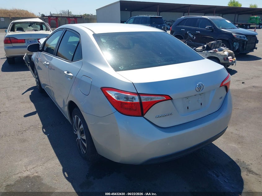 2016 Toyota Corolla VIN 5YFBURHE2GP399897 IAAI salvage auction — FRONT END, Salvage Title, sold $2,500 on 2026-07-15 (photo 3)