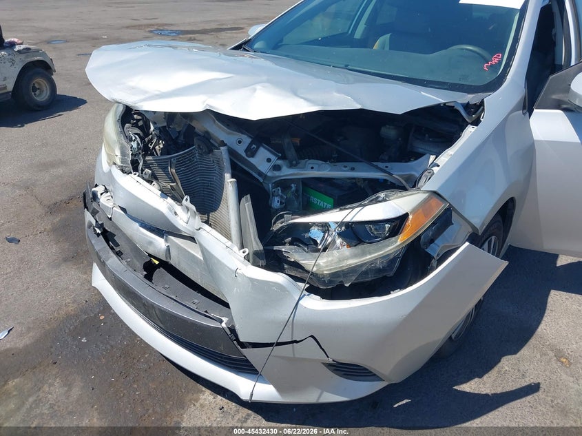 2016 Toyota Corolla VIN 5YFBURHE2GP399897 IAAI salvage auction — FRONT END, Salvage Title, sold $2,500 on 2026-07-15 (photo 6)