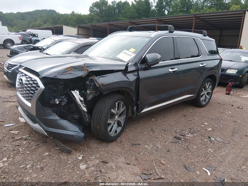 2021 Hyundai Palisade VIN KM8R54HE3MU174865 IAAI salvage auction — LEFT FRONT, Salvage (Alabama), sold $8,325 on 2026-07-08 (photo 2)