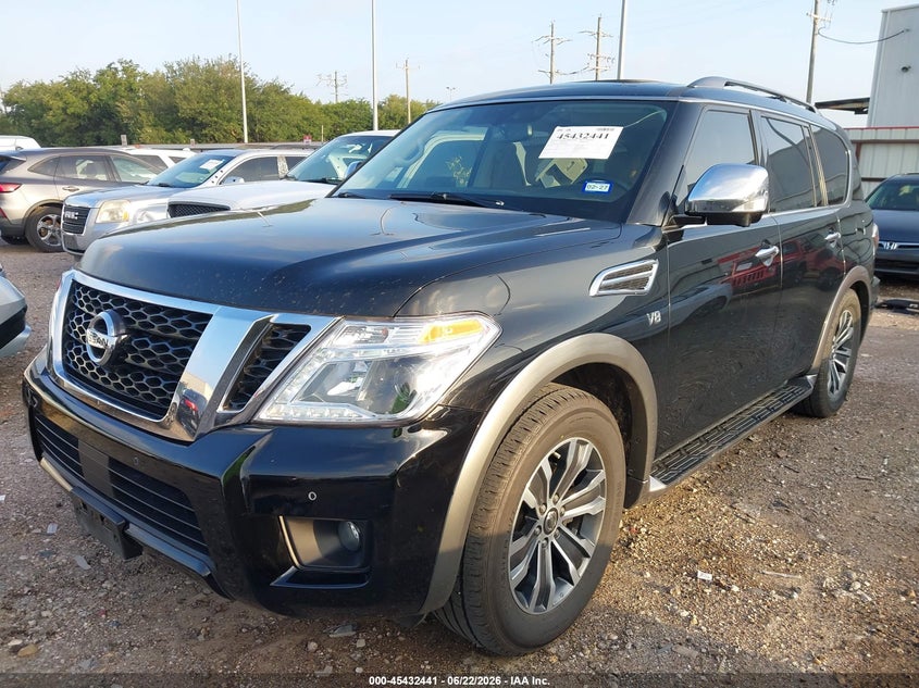 2019 Nissan Armada VIN JN8AY2ND9KX009184 IAAI salvage auction — UNKNOWN, Salvage Title, sold $850 on 2026-07-23 (photo 6)