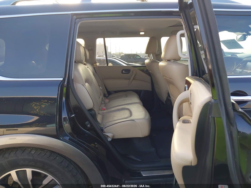2019 Nissan Armada VIN JN8AY2ND9KX009184 IAAI salvage auction — UNKNOWN, Salvage Title, sold $850 on 2026-07-23 (photo 8)