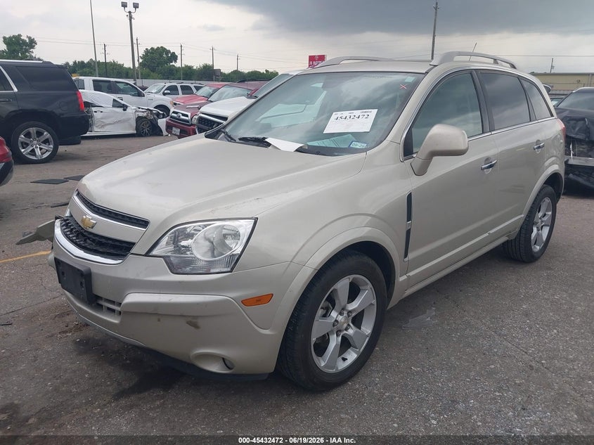 2014 Chevrolet Captiva sport VIN 3GNAL4EKXES557194 IAAI salvage auction — RIGHT FRONT, Salvage (Texas), sold $1,900 on 2026-07-08 (photo 2)