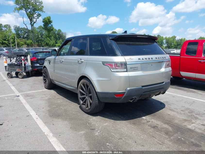 2016 Land rover Range rover sport VIN SALWG2VF3GA555276 IAAI salvage auction — NORMAL WEAR, Clear (Montana), sold $7,000 on 2026-07-16 (photo 3)