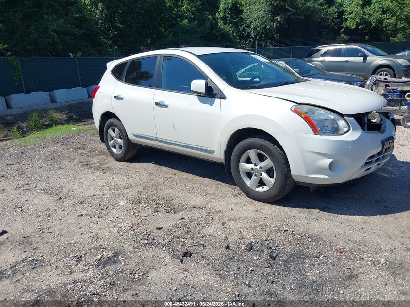 2013 Nissan Rogue VIN JN8AS5MT9DW033859 IAAI salvage auction — LEFT FRONT, Salvage - Greater Than 75% (Maryland), sold $1,050 on 2026-07-09 (photo 1)