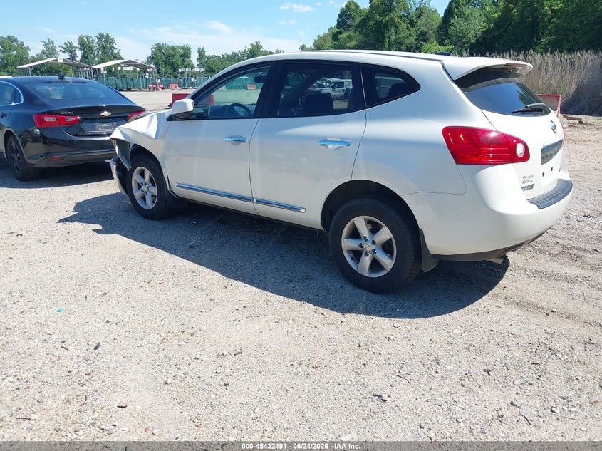 2013 Nissan Rogue VIN JN8AS5MT9DW033859 IAAI salvage auction — LEFT FRONT, Salvage - Greater Than 75% (Maryland), sold $1,050 on 2026-07-09 (photo 3)