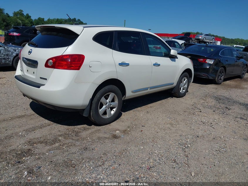 2013 Nissan Rogue VIN JN8AS5MT9DW033859 IAAI salvage auction — LEFT FRONT, Salvage - Greater Than 75% (Maryland), sold $1,050 on 2026-07-09 (photo 4)