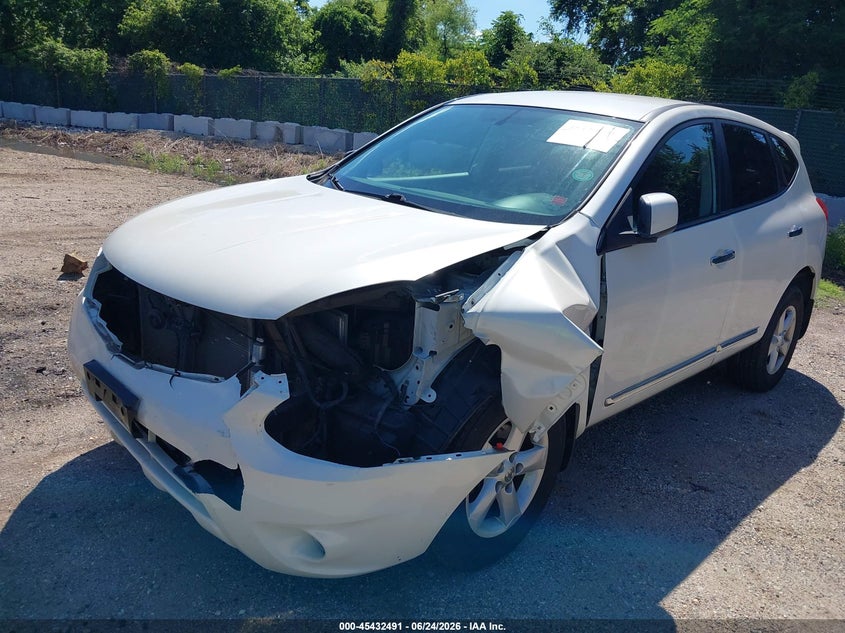 2013 Nissan Rogue VIN JN8AS5MT9DW033859 IAAI salvage auction — LEFT FRONT, Salvage - Greater Than 75% (Maryland), sold $1,050 on 2026-07-09 (photo 6)