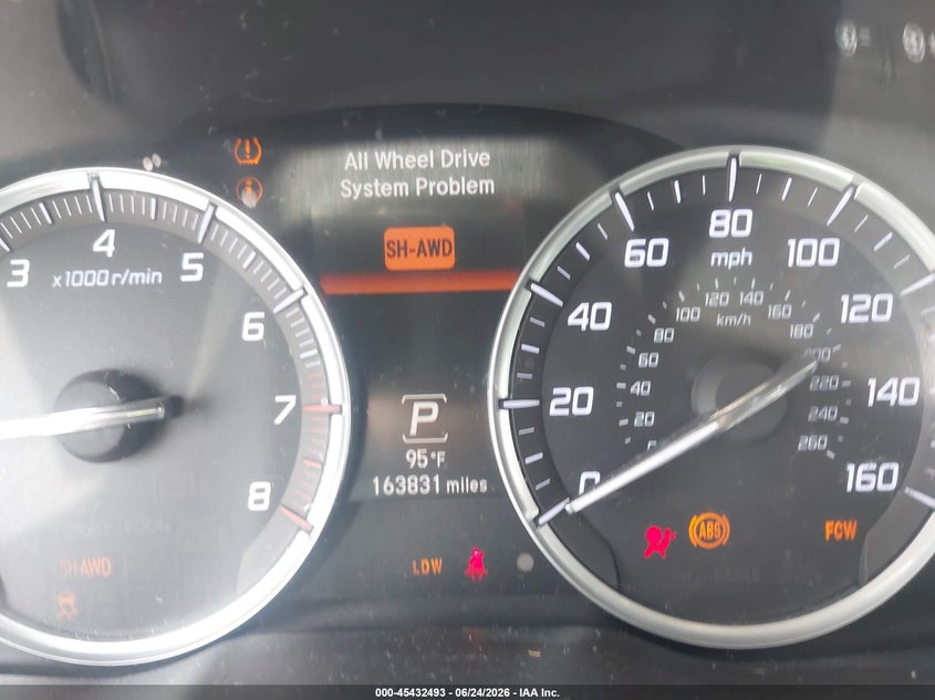 2015 Acura Mdx VIN 5FRYD4H45FB013969 IAAI salvage auction — RIGHT FRONT, Original (Texas), sold $1,475 on 2026-08-26 (photo 7)