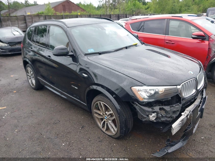 2017 BMW X3 VIN 5UXWX9C5XH0T08790 IAAI salvage auction — FRONT END, Salvage (Massachusetts), sold $3,900 on 2026-07-10 (photo 1)