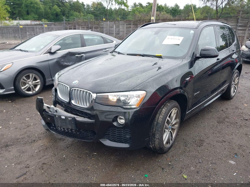 2017 BMW X3 VIN 5UXWX9C5XH0T08790 IAAI salvage auction — FRONT END, Salvage (Massachusetts), sold $3,900 on 2026-07-10 (photo 2)